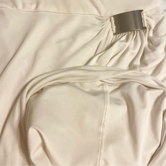 BCBGMAXAZRIA • White One Shoulder Cocktail Party Dress •  XS - Picture 7 of 7